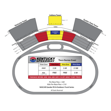 Seating Charts | Get Tickets | Kentucky Speedway