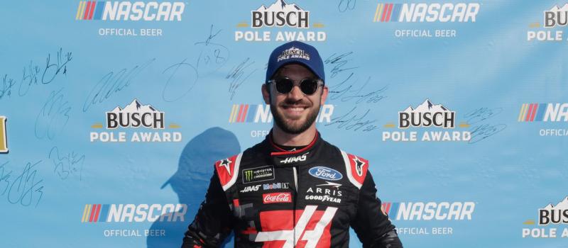Daniel Suarez earned his second career Monster Energy NASCAR Cup Series pole with a lap of 184.590 mph.