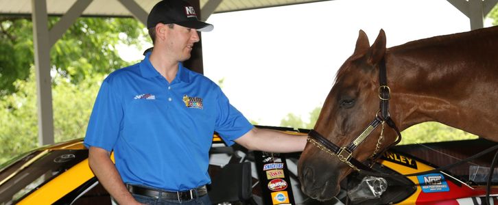 Kyle Busch and Funny Cide