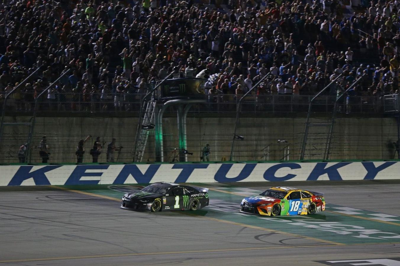 Busch Brothers Ready to Resume Quaker State 400 Duel From One Year Ago News Media Kentucky Speedway